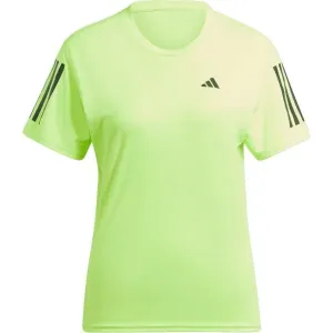 adidas OWN THE RUN TEE Damen Sportshirt, reflektierendes neon, größe #1480008