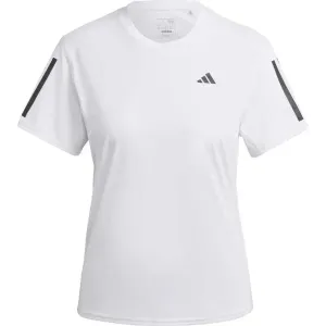 adidas OWN THE RUN TEE Damen Sportshirt, weiß, größe #1138639