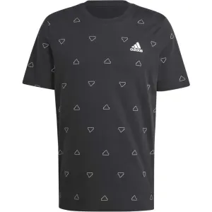 adidas SEASONAL ESSENTIALS MONOGRAM GRAPHIC T-SHIRT Herren T-Shirt, schwarz, größe #1638636