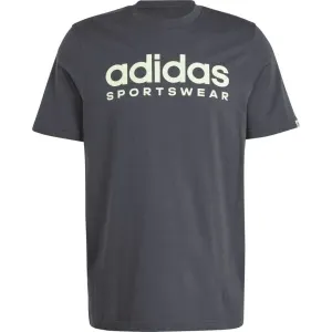 adidas SPORTSWEAR GRAPHIC TEE Herren T-Shirt, dunkelgrau, größe #1631049