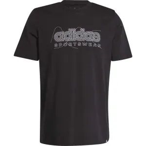 adidas SPORTSWEAR GRAPHIC TEE Herren T-Shirt, schwarz, größe #1613168