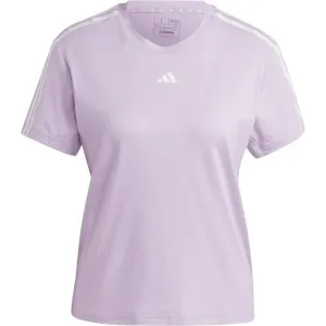 adidas TR-ES 3S T Damenshirt, violett, veľkosť M