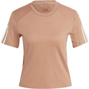 adidas TR-ES COT T Kürzeres Damenshirt, braun, größe #1263621