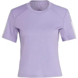 adidas TR-ES COT T Kürzeres Damenshirt, violett, größe #1212484