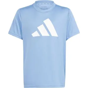 adidas TR-ES LOGO T Jungenshirt, hellblau, größe