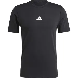 adidas WORK OUT LOGO TEE Herren Trainingsshirt, schwarz, größe #1596448