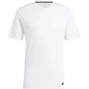 adidas YOGA BASE TEE Herren Trainingsshirt, weiß, veľkosť XXL
