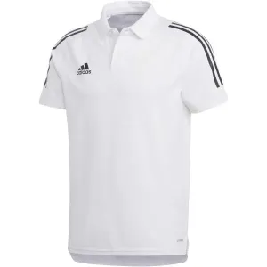 adidas CON20 POLO Herren Poloshirt, weiß, veľkosť XL