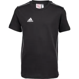 adidas CORE18 TEE Kinder T- Shirt, schwarz, veľkosť 128