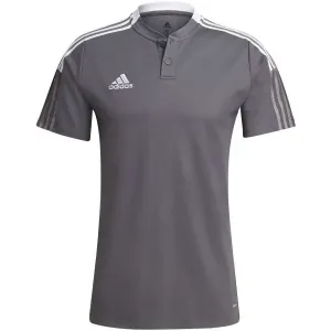 adidas TIRO21 POLO Herren Fußballshirt, grau, größe #972053