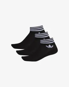 adidas Originals Trefoil Ankle 3 Paar Socken Schwarz #674517