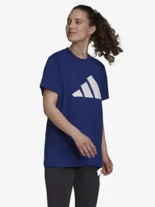 adidas Performance Future Icons Logo Graphic T-Shirt Blau #724936