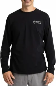 ADVENTER & FISHING COTTON SHIRT BLACK Herrenshirt, schwarz, größe #141325