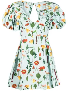 AGUA BY AGUA BENDITA - Printed Cotton Short Dress #1233473
