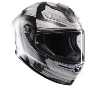 AGV K6 S E2206 Mplk Ultrasonic Matt Black Grey Full Face Helmet Größe S