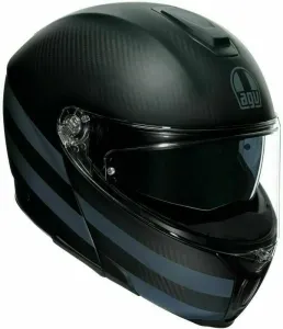 AGV Sportmodular Dark Refractive Carbon/Black XL Helm