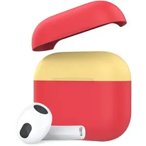 Ahastyle TPU Hülle für AirPods 3 Red-Yellow #33496