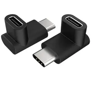 AKASA 90° USB 3.1 Gen2 Typ-C auf Typ-C Adapter - 2er Pack