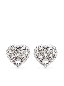 ALESSANDRA RICH - Heart Crystal Earrings