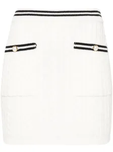 ALESSANDRA RICH - Cable Knitted Mini Skirt #1524339