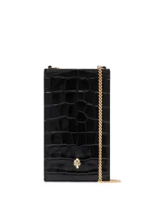ALEXANDER MCQUEEN - Skull Leather Phone Case On Chain #1282512