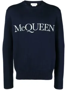 ALEXANDER MCQUEEN - Logo Cotton Sweater