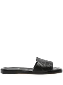 ALEXANDER MCQUEEN - Seal Leather Flat Sandals #1553115
