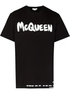 ALEXANDER MCQUEEN - Graffiti Organic Cotton T-shirt #1274532