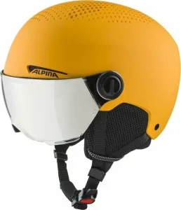 Alpina Zupo Visor Q-Lite Junior Ski helmet Burned/Yellow Matt M Skihelm