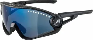 Alpina 5w1ng Black Blur Matt/Blue Fahrradbrille