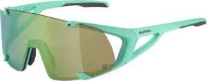 Alpina Hawkeye S Q-Lite Turquoise Matt/Green Sportbrillen