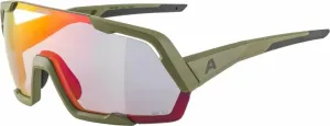 Alpina Rocket QV Olive Matt/Rainbow Fahrradbrille
