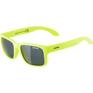 Alpina Sports MITZO Sonnenbrille für Jungs, reflektierendes neon, veľkosť os