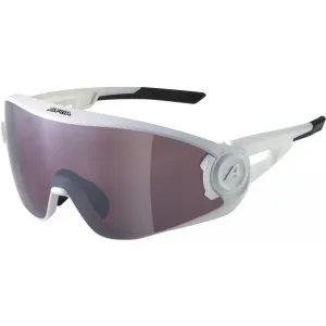 Alpina Sports 5W1NG Q + CM Sonnenbrille, weiß, größe os