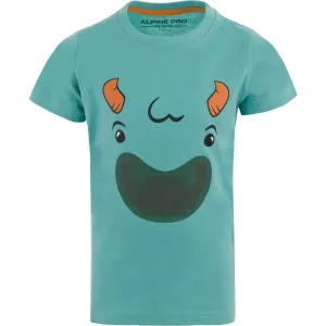 ALPINE PRO IKEFO T-Shirt für Kinder, türkis, größe