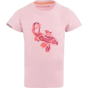 ALPINE PRO OKEGO Mädchen T-Shirt, rosa, größe