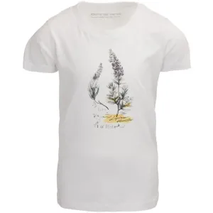 ALPINE PRO SANDIPO Mädchen T-Shirt, weiß, veľkosť 104-110
