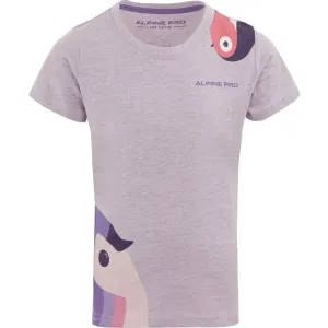 ALPINE PRO SERBO T-Shirt für Mädchen, violett, größe