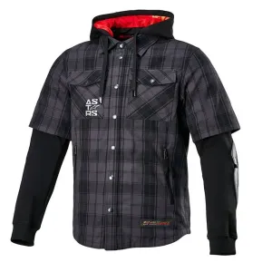 Alpinestars MO.ST.EQ Tartan Shirt Tar Gray Black Größe 4XL