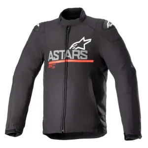 Alpinestars SMX Waterproof Schwarz Dark Grau Bright Rot Jacke Größe S