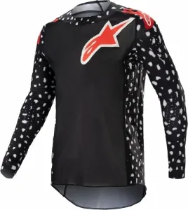 Alpinestars Supertech North Jersey Black/Neon Red M Motocross Trikot