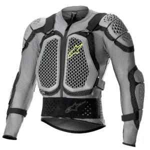 Alpinestars Bionic Action V2 Protection Jacket Gray Black Yellow Fluo Größe XL