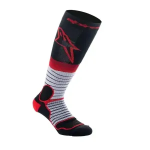 Alpinestars MX Pro Socks Black Gray Red Größe L