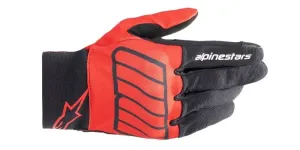 Alpinestars Aragon Bright Rot Schwarz Handschuhe Größe M
