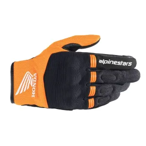 Alpinestars Honda Copper Glove Black Orange Größe 2XL