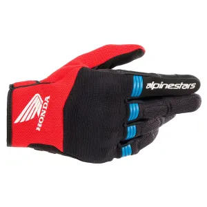 Alpinestars Honda Copper Schwarz Bright Rot Blau Handschuhe Größe XL