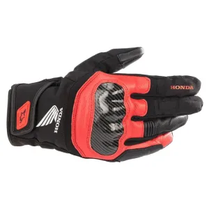 Alpinestars Honda Smx Z Drystar Schwarz Bright Rot Handschuhe Größe S