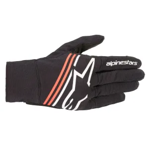 Alpinestars Reef Gloves Black White Fluo Red Größe S