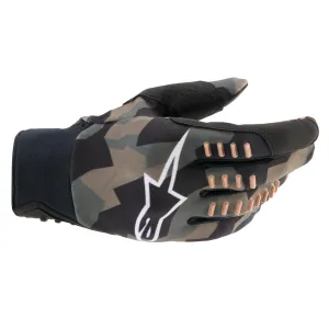 Alpinestars SMX-E Schwarz Camo Sand Handschuhe Größe S
