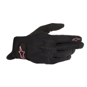 Alpinestars Stated Air Gloves Lady Black Yellow Pink Größe M